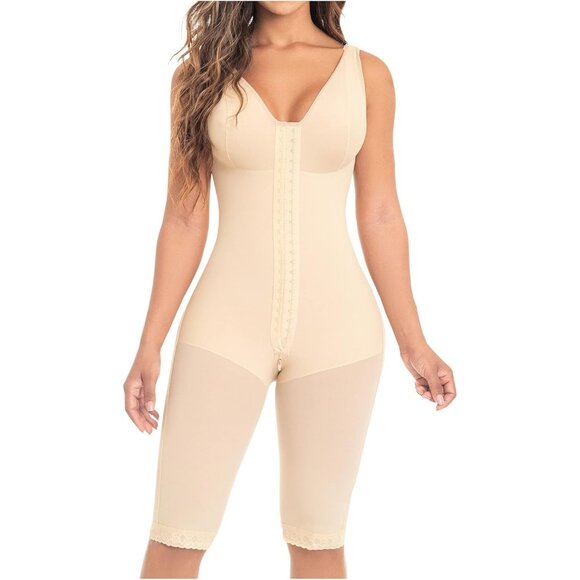 Women's Surgery Tummy Control Body Shaper Girdles Compression Beige Shapewear